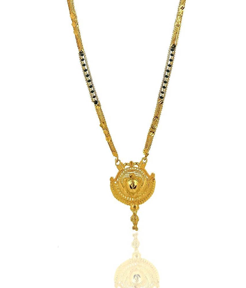 JIPPA - Golden Mangalsutra ( Pack of 1 ) view 2