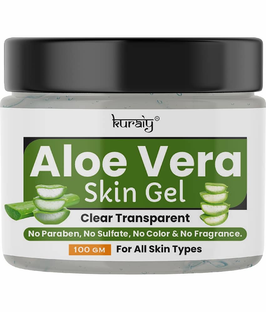 KURAIY Aloe Vera Skin Brightening & Shining Pimple Free Face Gel for All Skin Types 100g Pack of 2 view 2