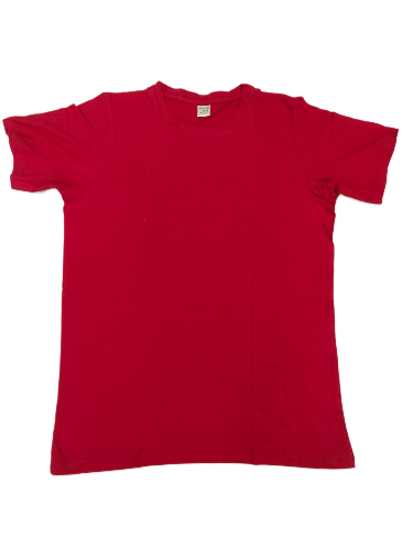 Classic Red Crew Neck T-Shirt – Comfortable & Stylish