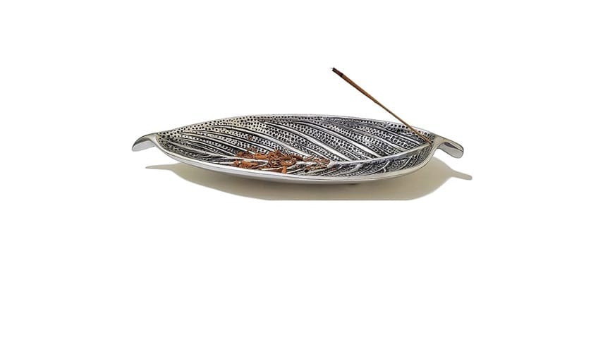 Export Quality Metal Agarbatti Stand Incense Stick Holder with Ash Catcher for Puja - Metal Incense Sticks Stand Holder for Home, Shop and Office Temple Decoration view 2