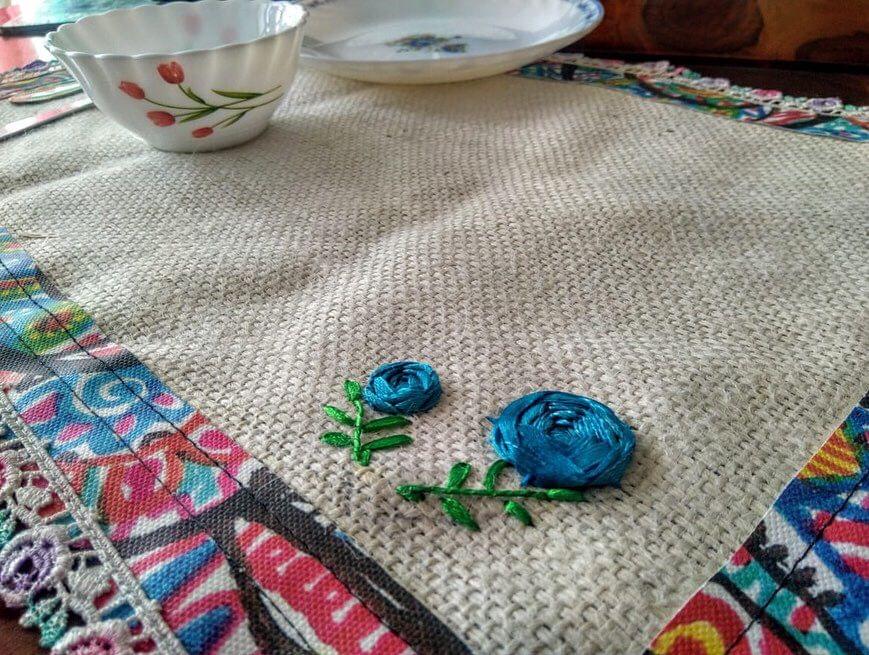 Fiesta Jute and Canvas Table Mats view 2