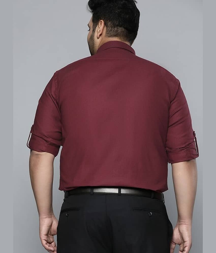 ADWYN PETER 100% Cotton Regular Fit Solids Full Sleeves Men's Casual Shirt - Black ( Pack of 1 ) view 2