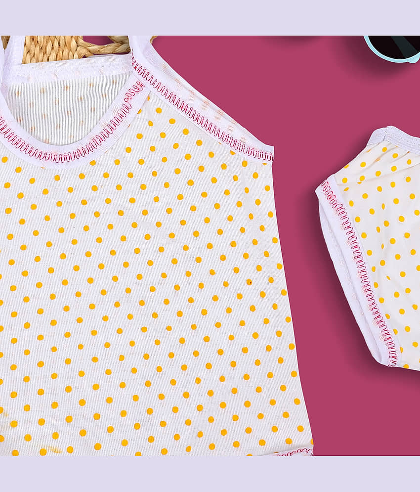 M.MONGELA DRESSES Pack of 1 Baby Boys Cotton T-Shirt & Pants Set ( Yellow ) view 2