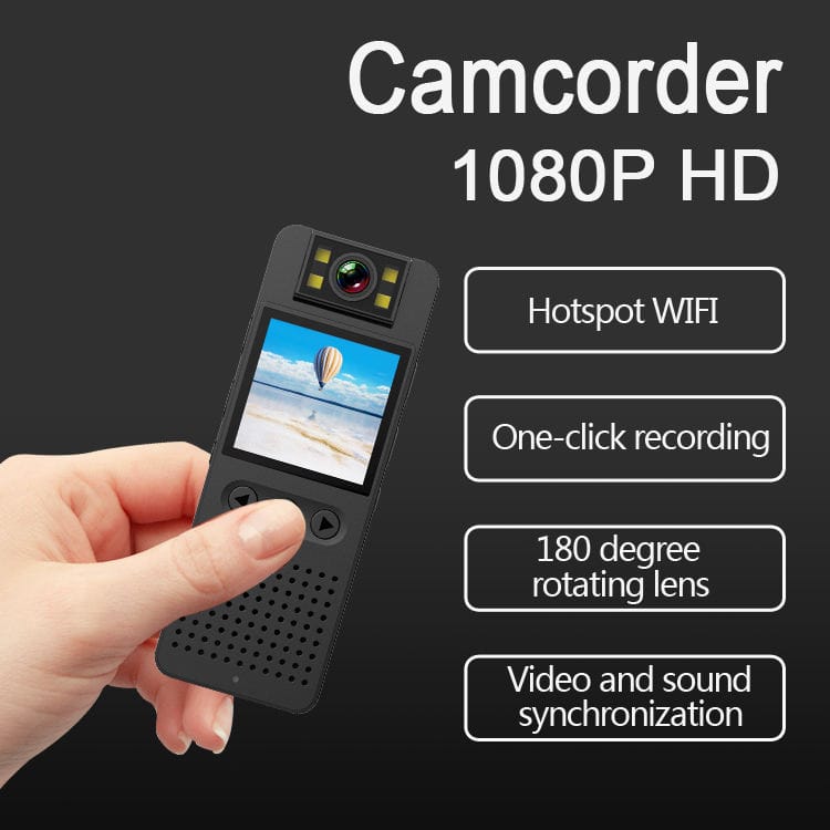 AUSHA Professional Body Worn Camera | Full HD Recording & Motion Detection view 2