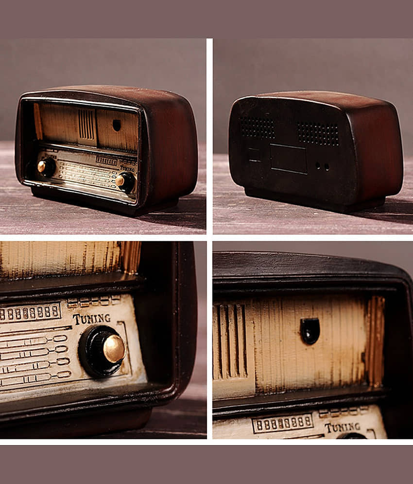 Flenzy Pack Of 1 Charming Mini Retro Radio view 2