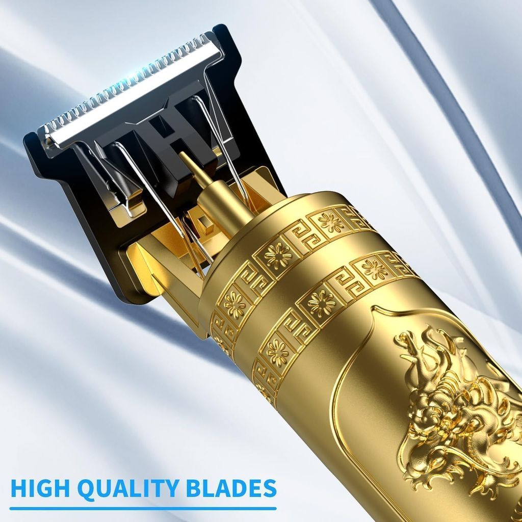 Trimmer Men Professional Cordless Hair Clipper Dragon Style, Rechargeable Trimmer For Beard, Hairs, Moustache & Face view 2