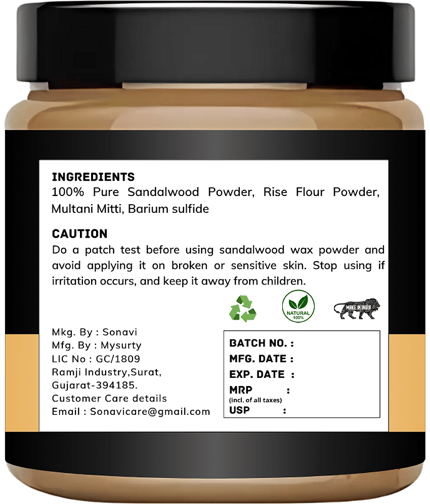 Sonavi Natural Hair Removal Powder for Men 100 ( Pack of 1 ) view 2