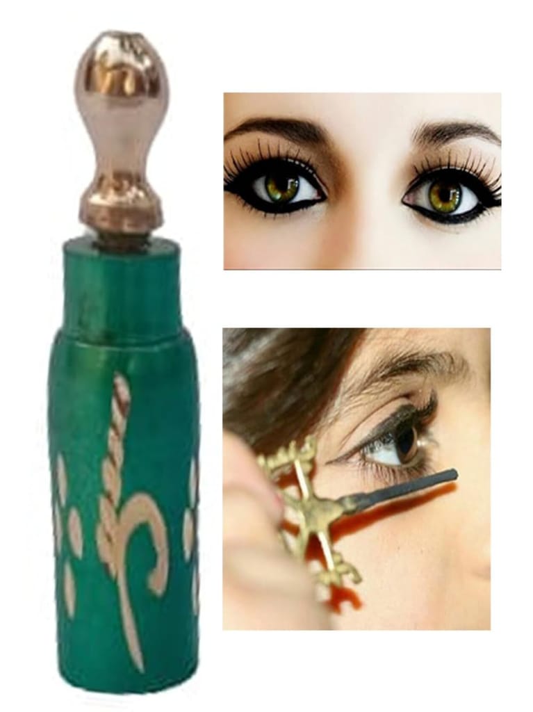 Mii Art brass surmedani with surma use in eye's muckap 1pes view 2