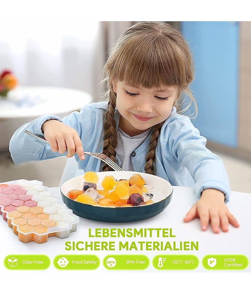 KTU Hexagon Ice Cube Tray Multicolor, 1 Pc view 2