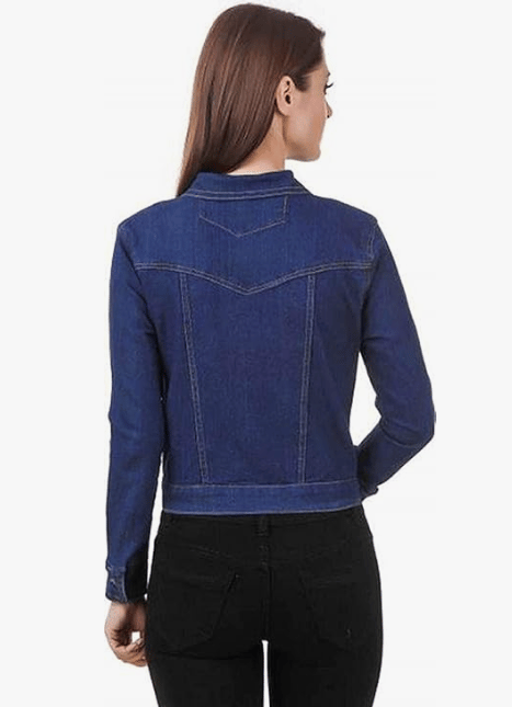 Kanzul -FASHION PASSION Dark Blue Denim Jacket view 2