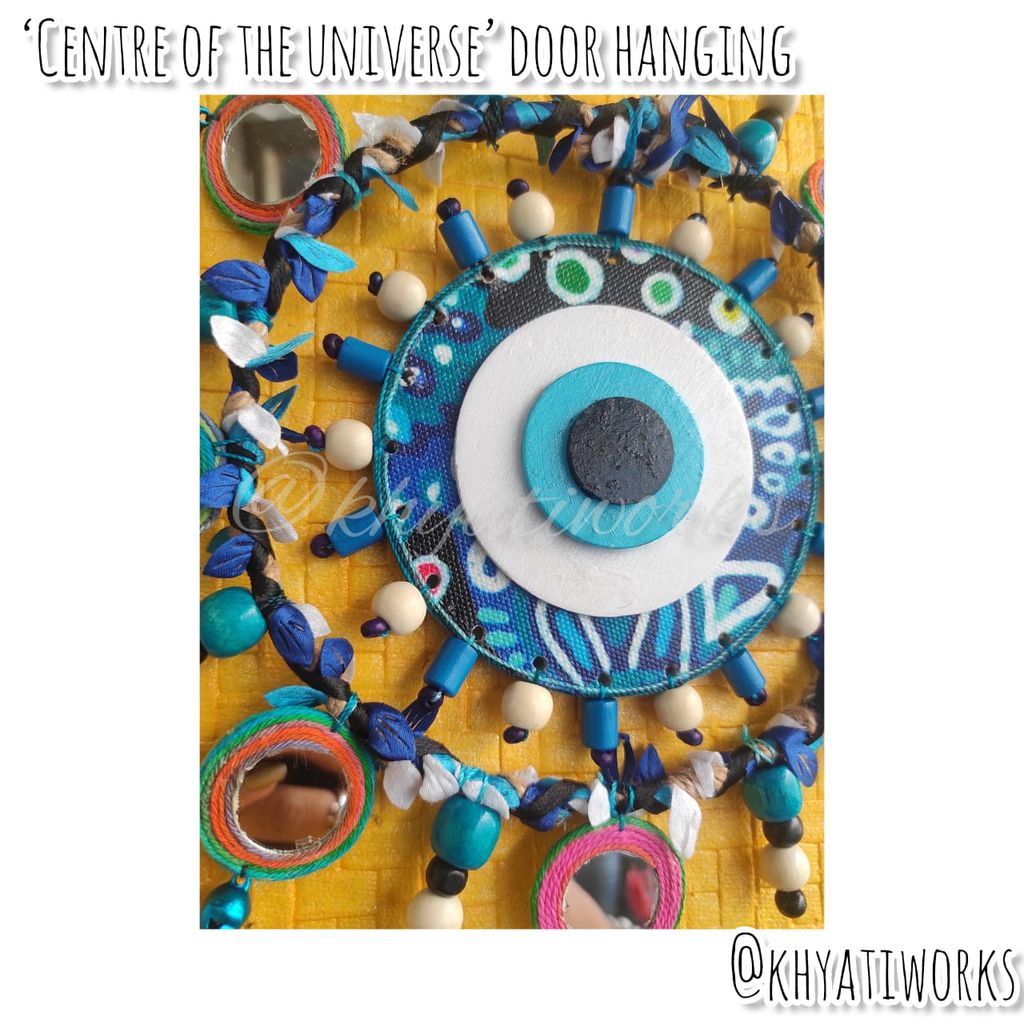 "Center of Universe" - Door hanging view 2