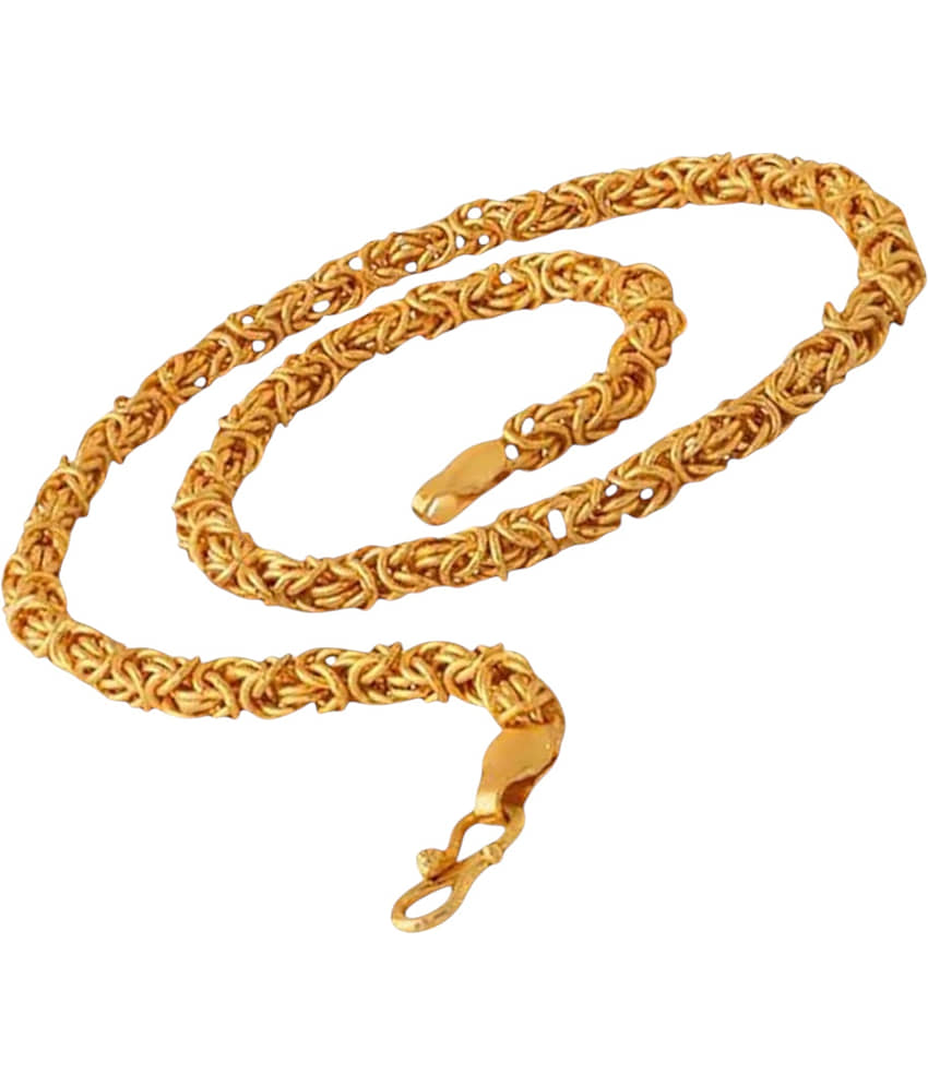 AKLINA Gold Plated Chains Combo ( Set of 2 ) view 2