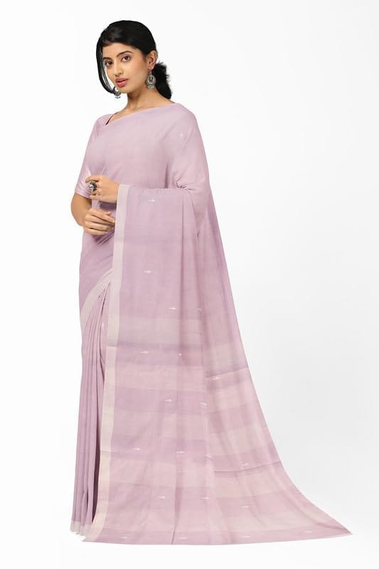 APCO Handloom - Women's Rahajmundry Pure Cotton Grey Handloom Saree (Angara Handloom Saree) 48 view 2