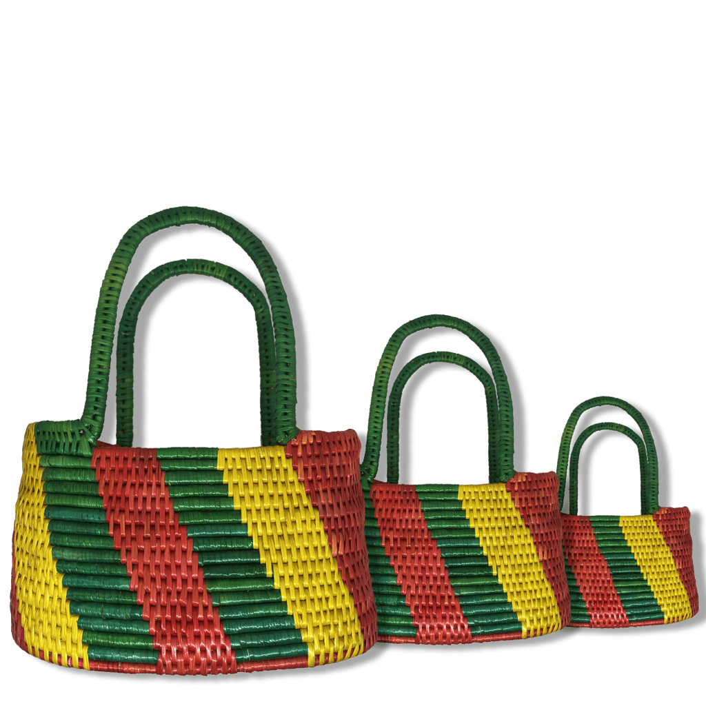 Eco-Frinedly multcolor Basket Set view 2
