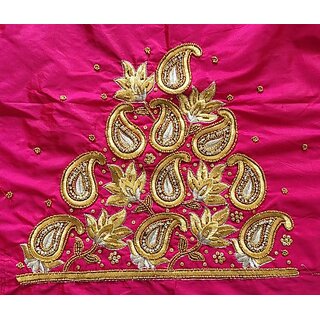OMSAIFAB Cotton Silk Self Design Blouse Material view 2