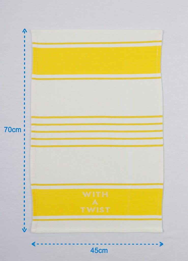 Airwill Branded 100% Cotton Kitchen Towels Pack of 3 pcs view 2