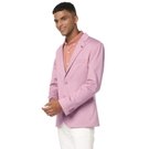 Mufti Pink Solid Slim Fit Blazer view 2
