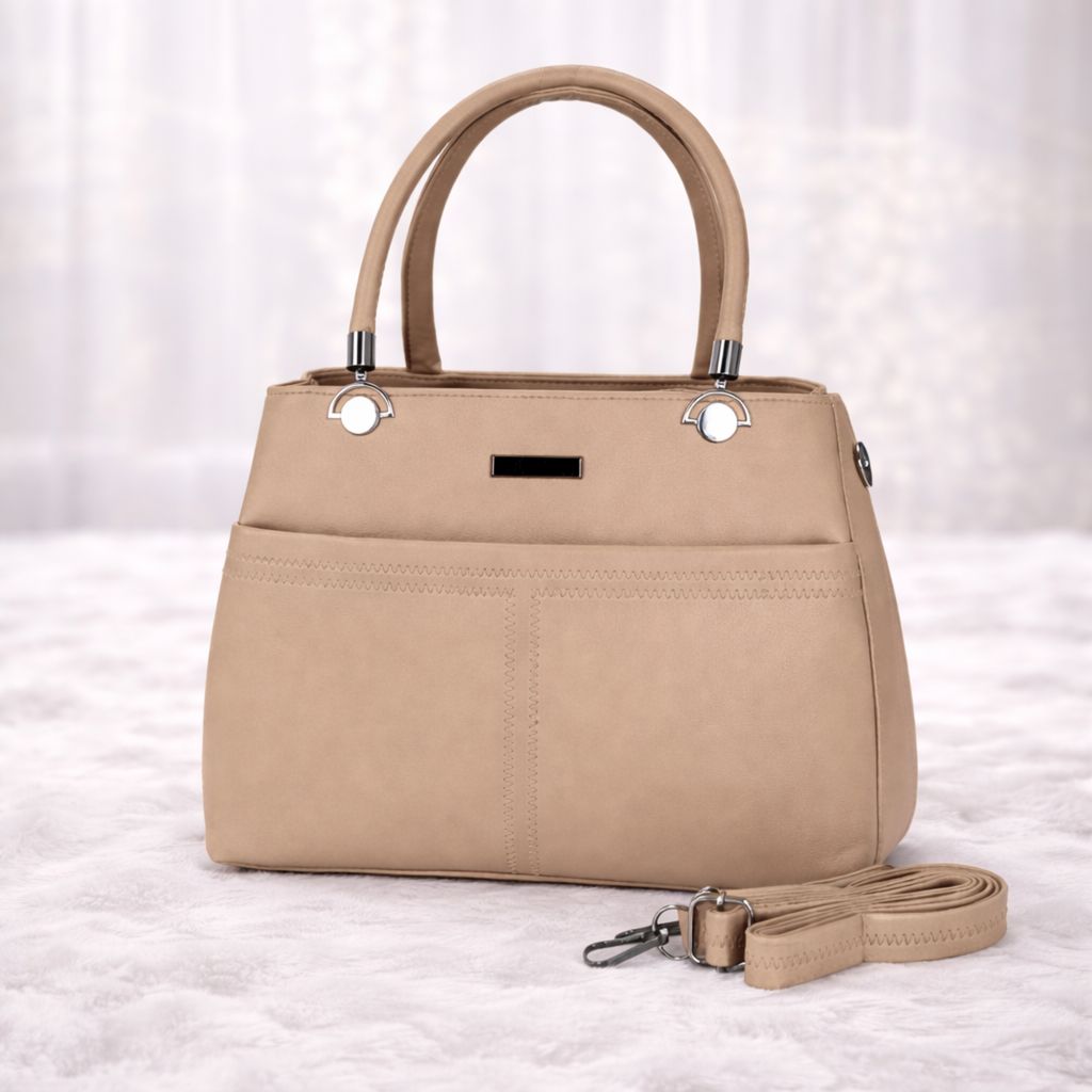 Women’s Premium Handbag | Stylish PU Leather Shoulder & Hand Carry Bag | Spacious Daily Use Office Bag view 2