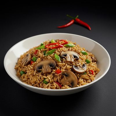 Singapore Mushroom Rice