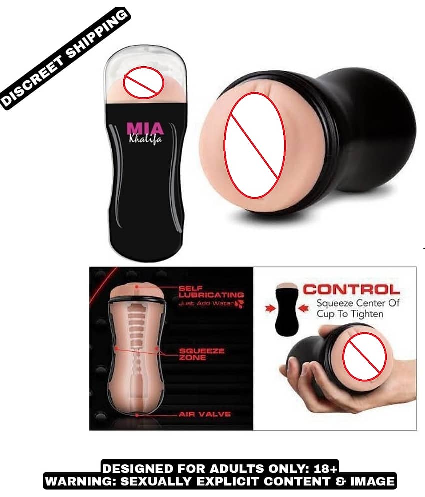 KAMAHOUSE MIA KHALIFA MALE POCKET PUSSY MASTURBATOR CUP WITH FREE LUBE-U.S.A view 2