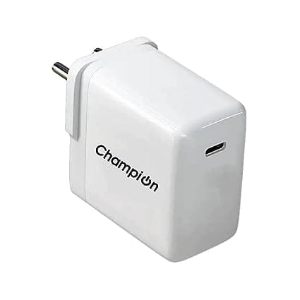 Champion 25W 5V/4A Type-C PD Fast Charger for iPhones & Android Devices (White) view 2