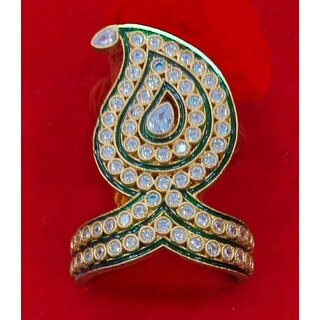 AD Jewellery set for Size 7 Laddu Gopal Ji or Krishna 12 inch height view 2
