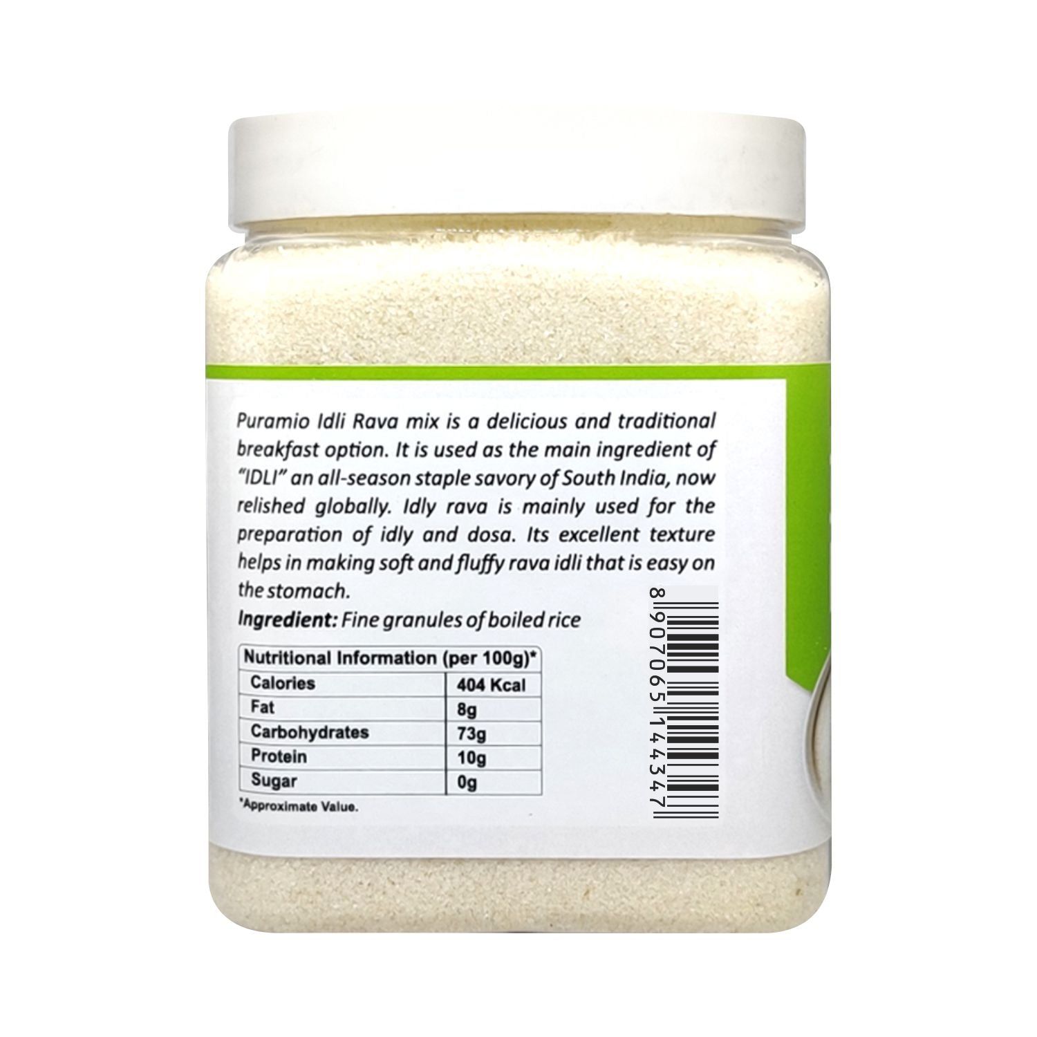 Puramio Idli Rava, 800 gm view 2