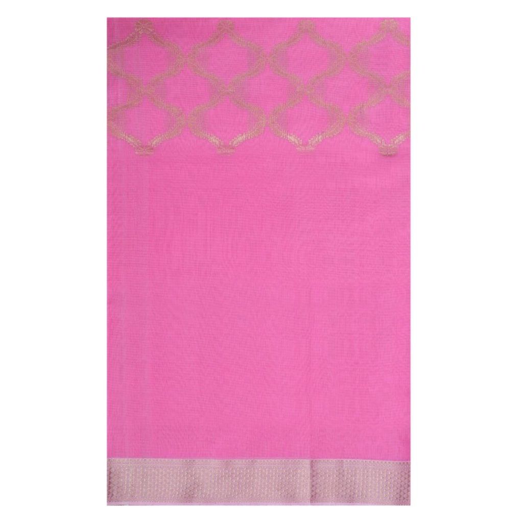 HANDLOOM MAHESHWARI 02 PCS TRADITIONAL SUIT (SKU - 3S0106050422 Suit 32) view 2