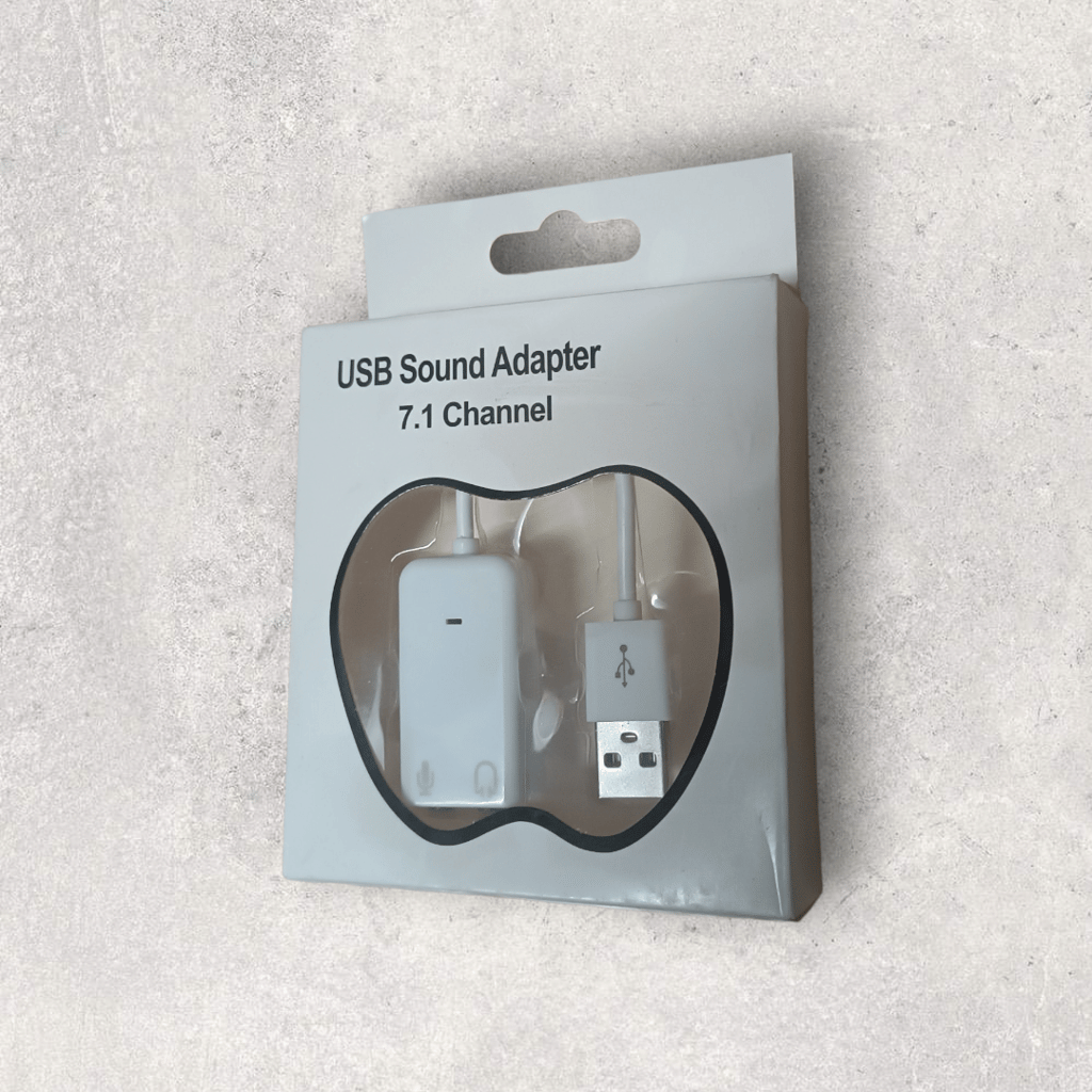 Unleash Immersive Audio: White Usb to mic and speaker Headphone , microphone (Plug & Play) view 2