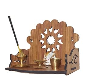 Shree Vinayak Art Wooden Beautiful Plywood Mandir Pooja Room Home Decor Office OR Home Temple Wall Hanging Product. view 2