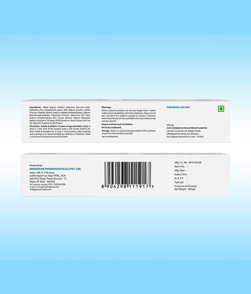 Dentopride Sensitivity Relief Toothpaste Pack of 2 view 2