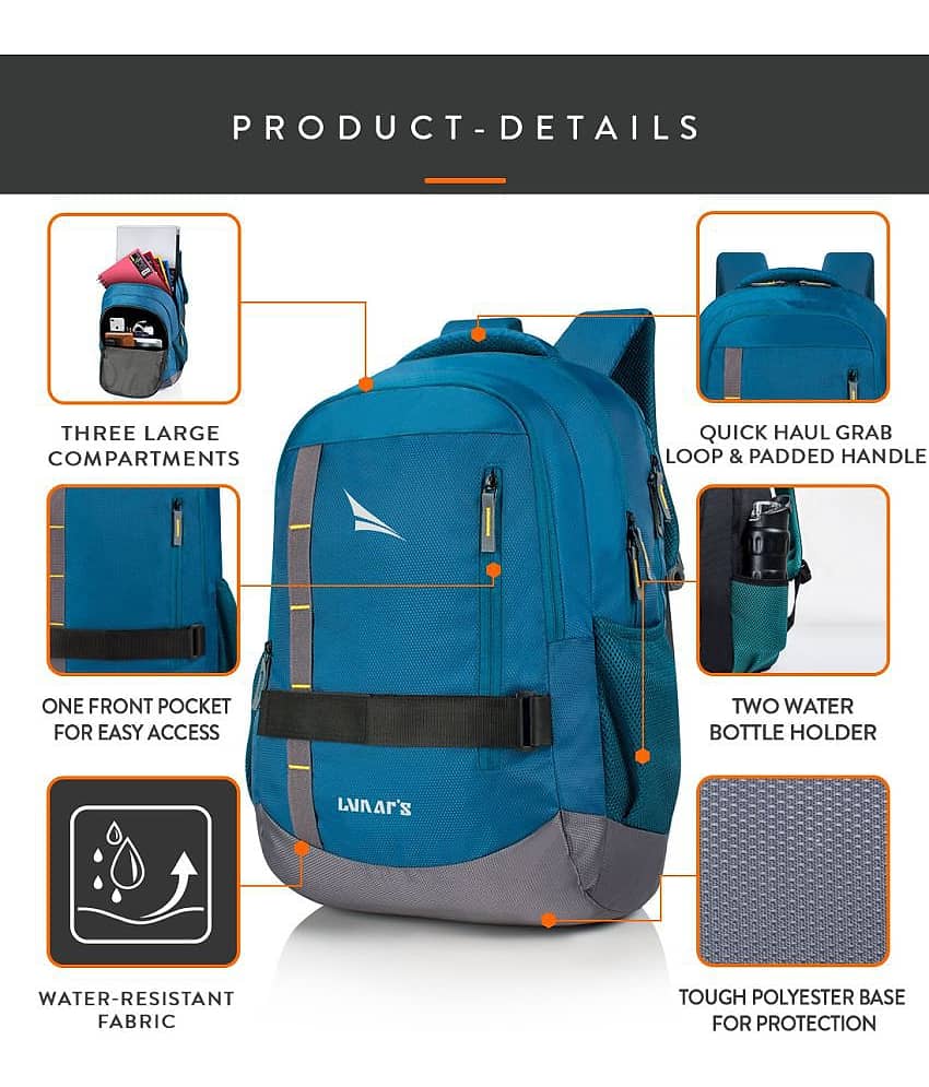 Lunar's 48 Ltrs Multi Color Backpack view 2