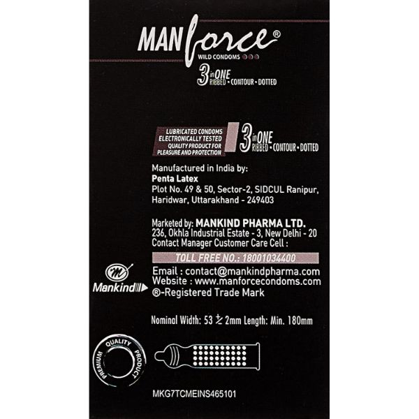 Manforce Wild Chocolate 10 Condoms view 2