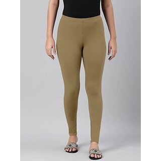SHE PURE LUXURY WEAR Ankle Length Ethnic Wear Legging (Beige, Solid) view 2