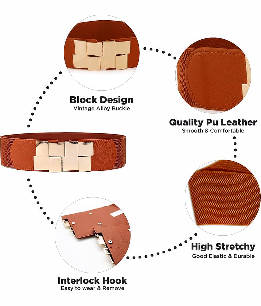 REDHORNS Fabric Women's Stretchable Belt ( Pack of 1 ) view 2