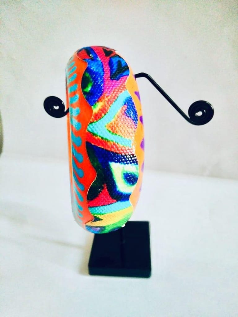A Quirky Affair - Orange Blast Bangle view 2