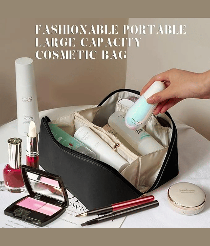 ItsApna Black Make up Pouch view 2