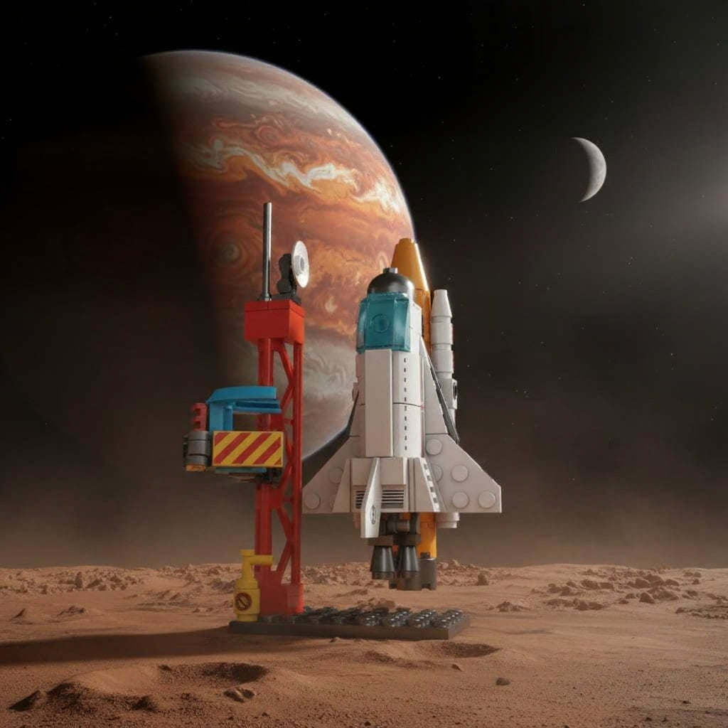 Spacecraft Building Block (1Pc) view 2