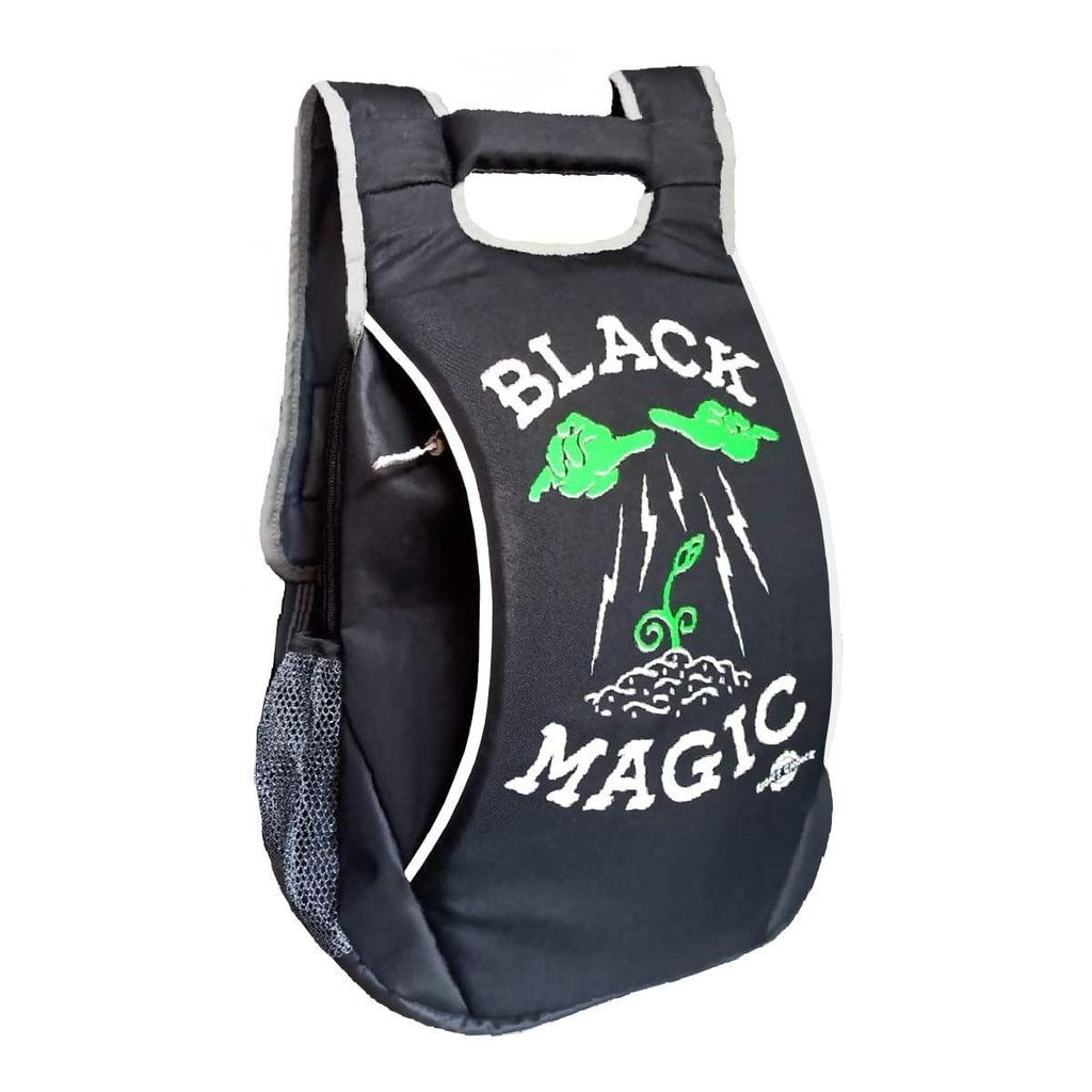 Right Choice Stylish tuff Quality College School Casual Backpack Bags (Trick or Treat Black Magic) view 2