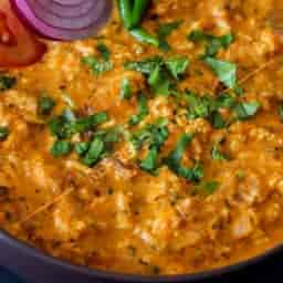 Paneer Bhurji Gravy white