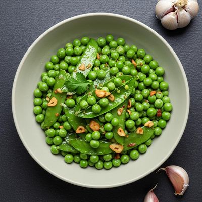 Green peas garlic