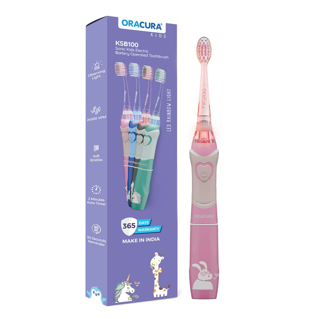 KSB100 KidsCare Sonic Battery Operated Electric Toothbrush