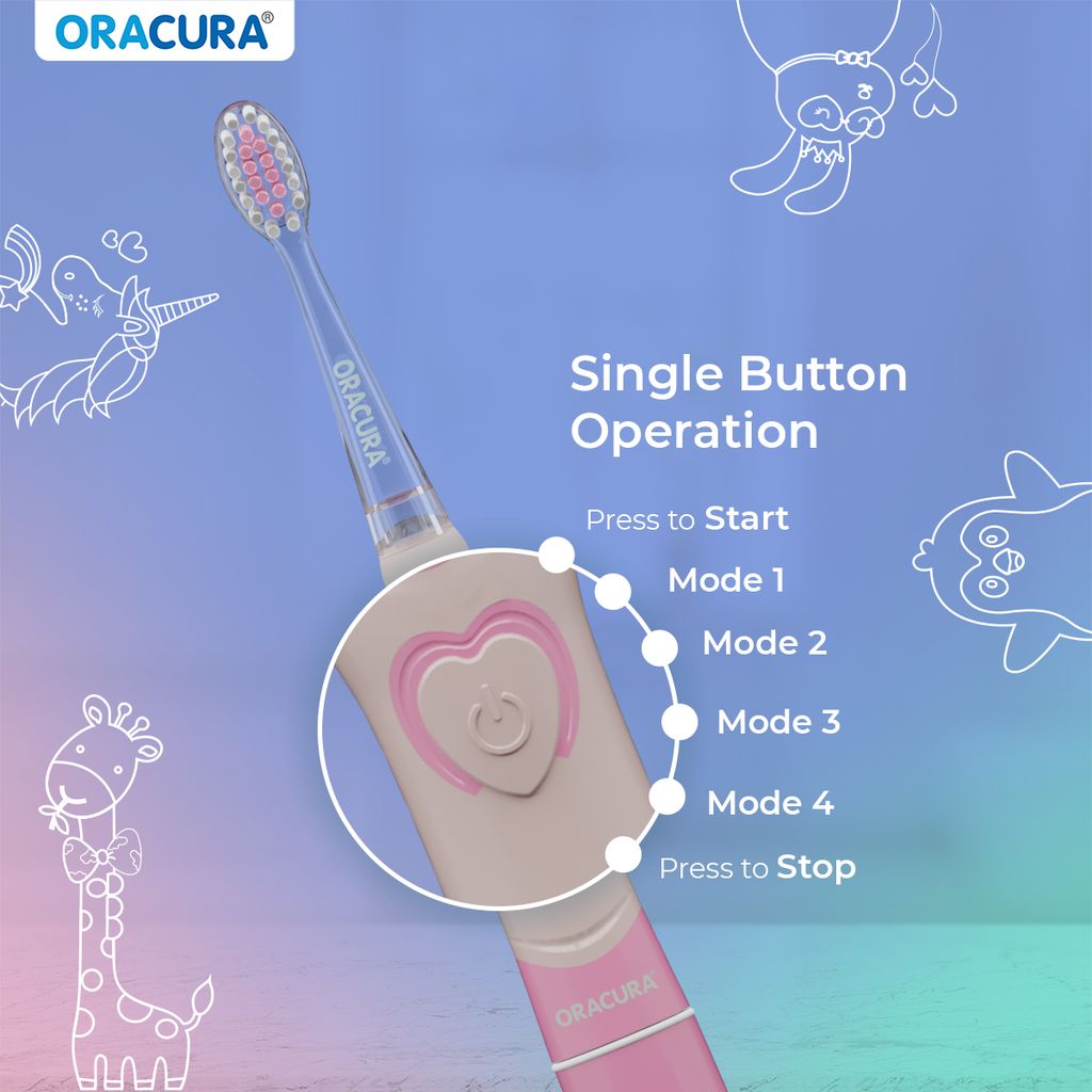 KSB100 KidsCare Sonic Battery Operated Electric Toothbrush view 2
