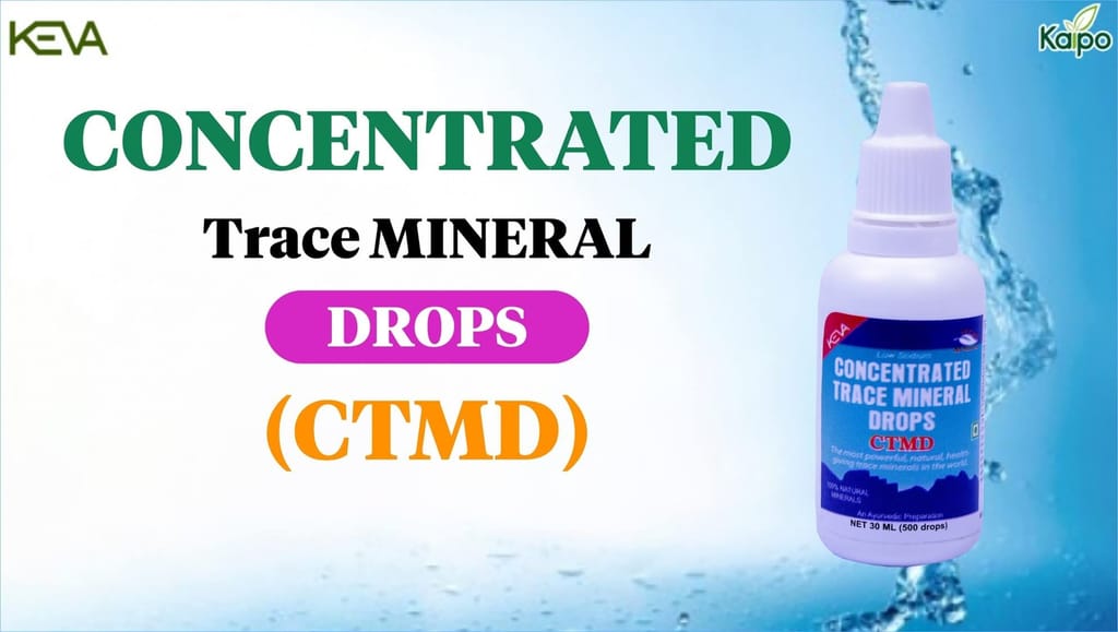 Keva Concentrated Trace Mineral Drops 30 ml For Healthy Bones, Muscles, Joints, Hair, Teeth, Nail view 2
