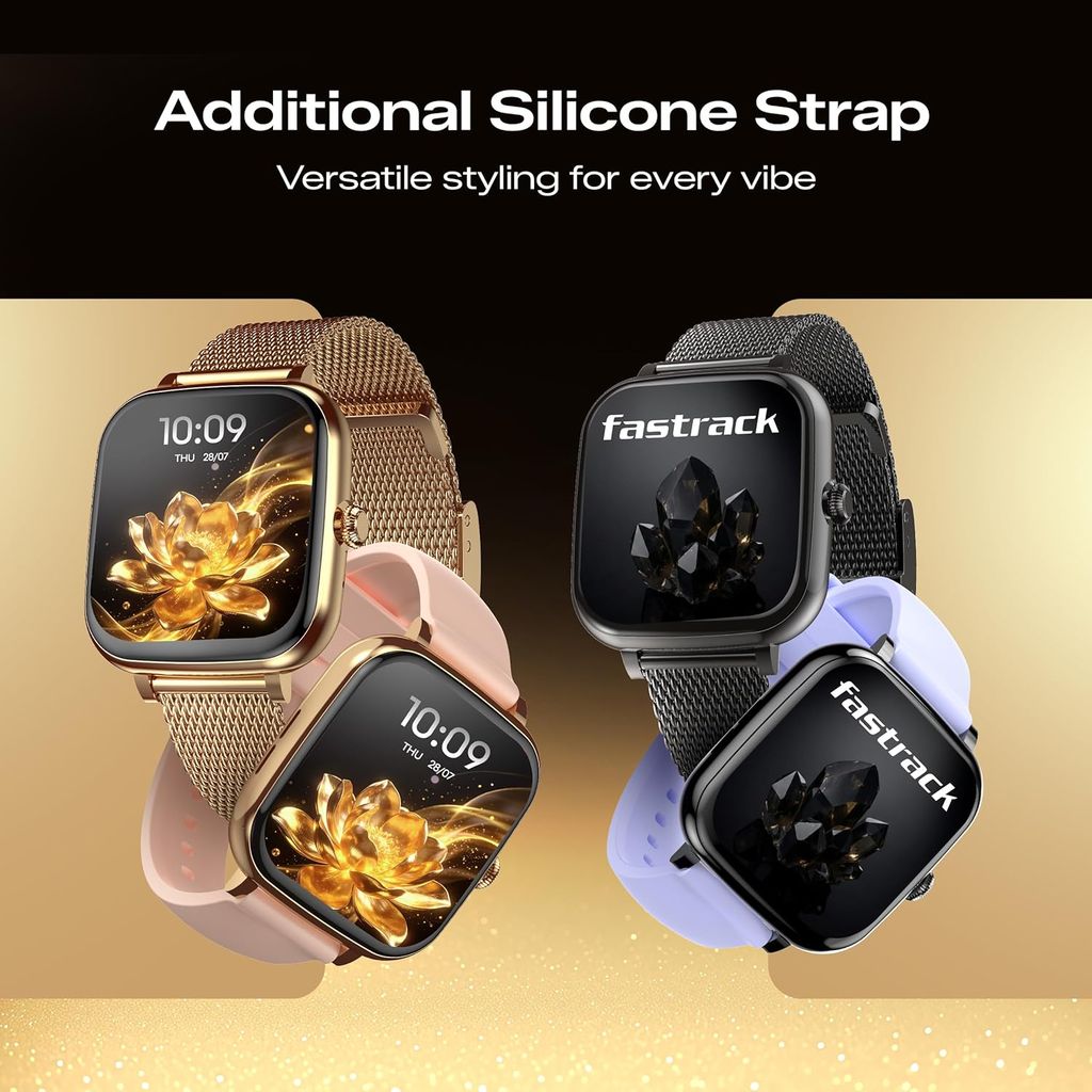 Fastrack Noir Rizz Smart Watch for Women view 2