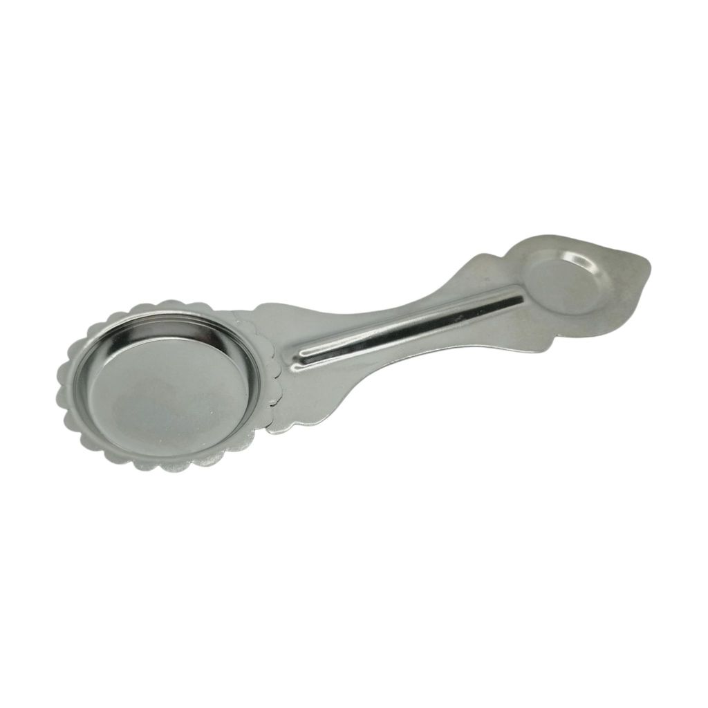 Kapoor Arathi Stand (Pack of 2) - Stainless Steel Small Karpuram Aarti - 14 cm Camphor Holder for Pooja - Kapur Aarti Thali � Sudam Karandi - Decoration Spoon view 2