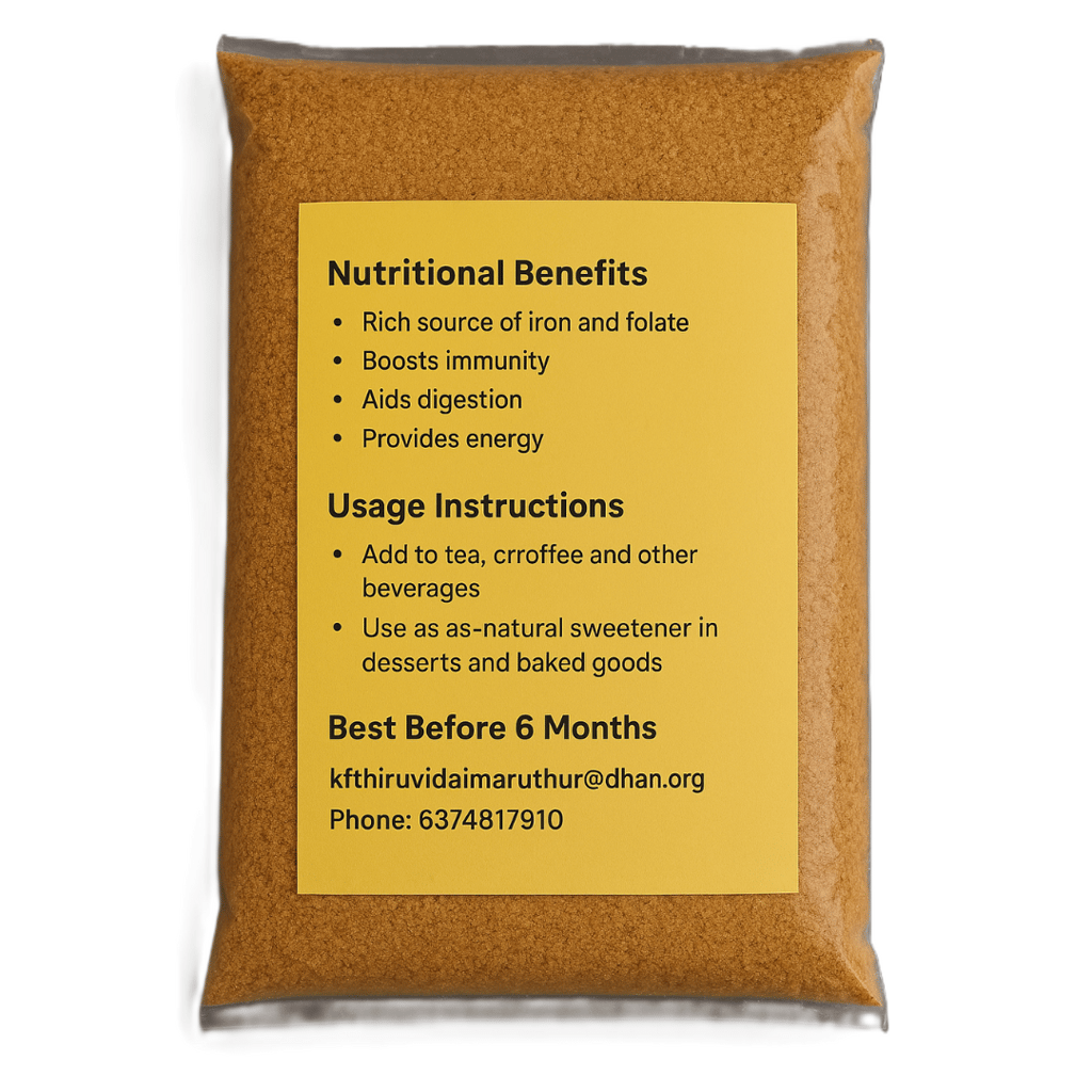 Organic Jaggery | 500g | Jeevidam view 2