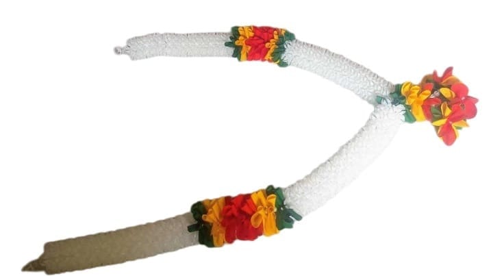 Artificial Marigold Fluffy Flower Garland for Home, Office, Temple and Car Decoration view 2
