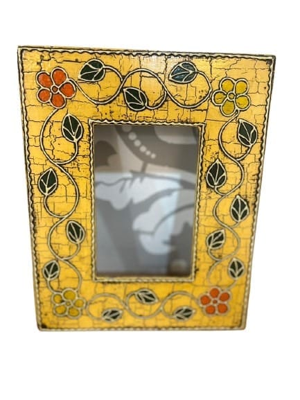 Seju Industires Rajasthani Traditional Hand Made Wooden Wall Hanging Photo Frame for Living Room, Home,Hotel set of 1