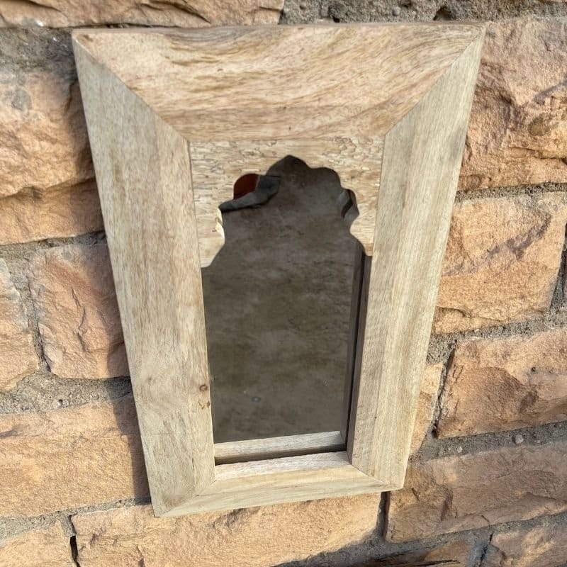 Handicraft Jharokha Mirror,Bedroom Decors Distressed Wall Mirror,Home Decors Natural Jharokha Darpan,Rustic Mirror view 2